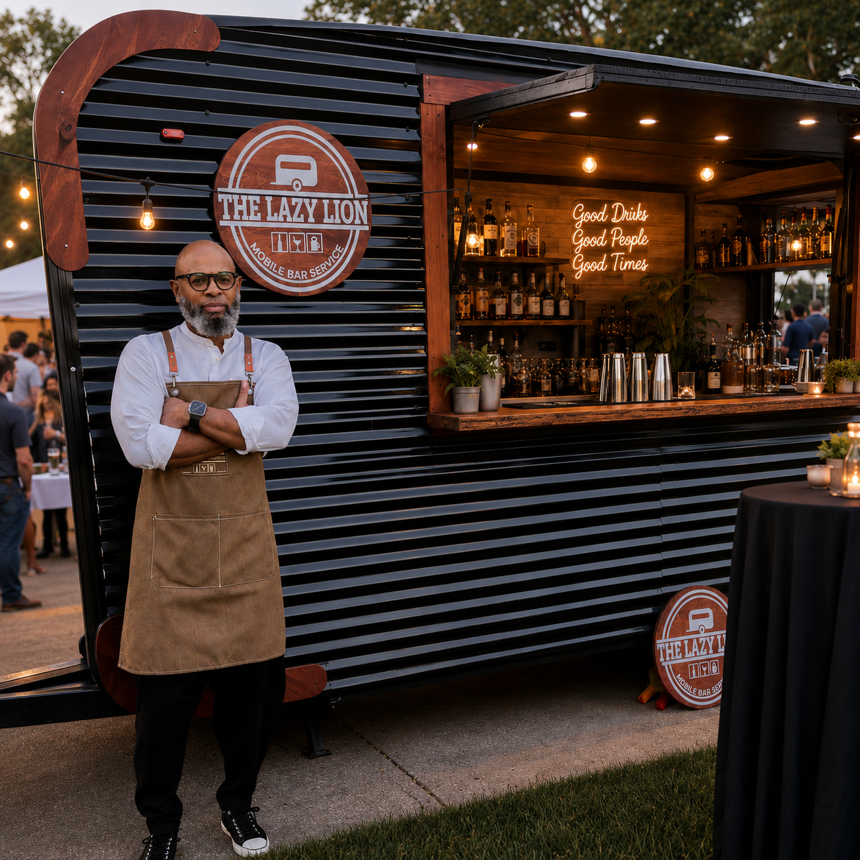 Vincent Boomie Smith — Founder, Lazy Lion Mobile Bar